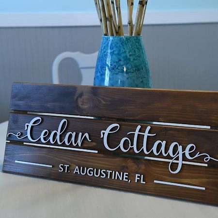 Cedar Cottage - Newly Renovated, Walk Downtown Сейнт-Огастін Екстер'єр фото